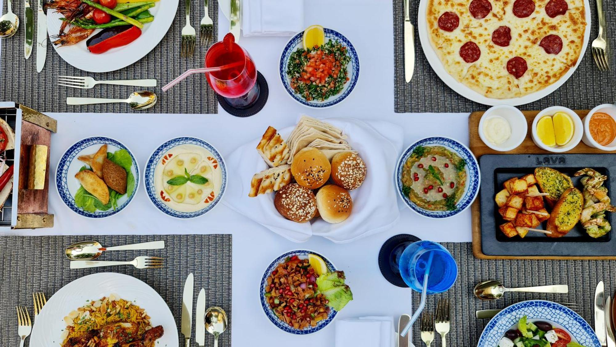 Souq Al Wakra Hotel Qatar By Tivoli Al Wakrah Bagian luar foto Israeli cuisine