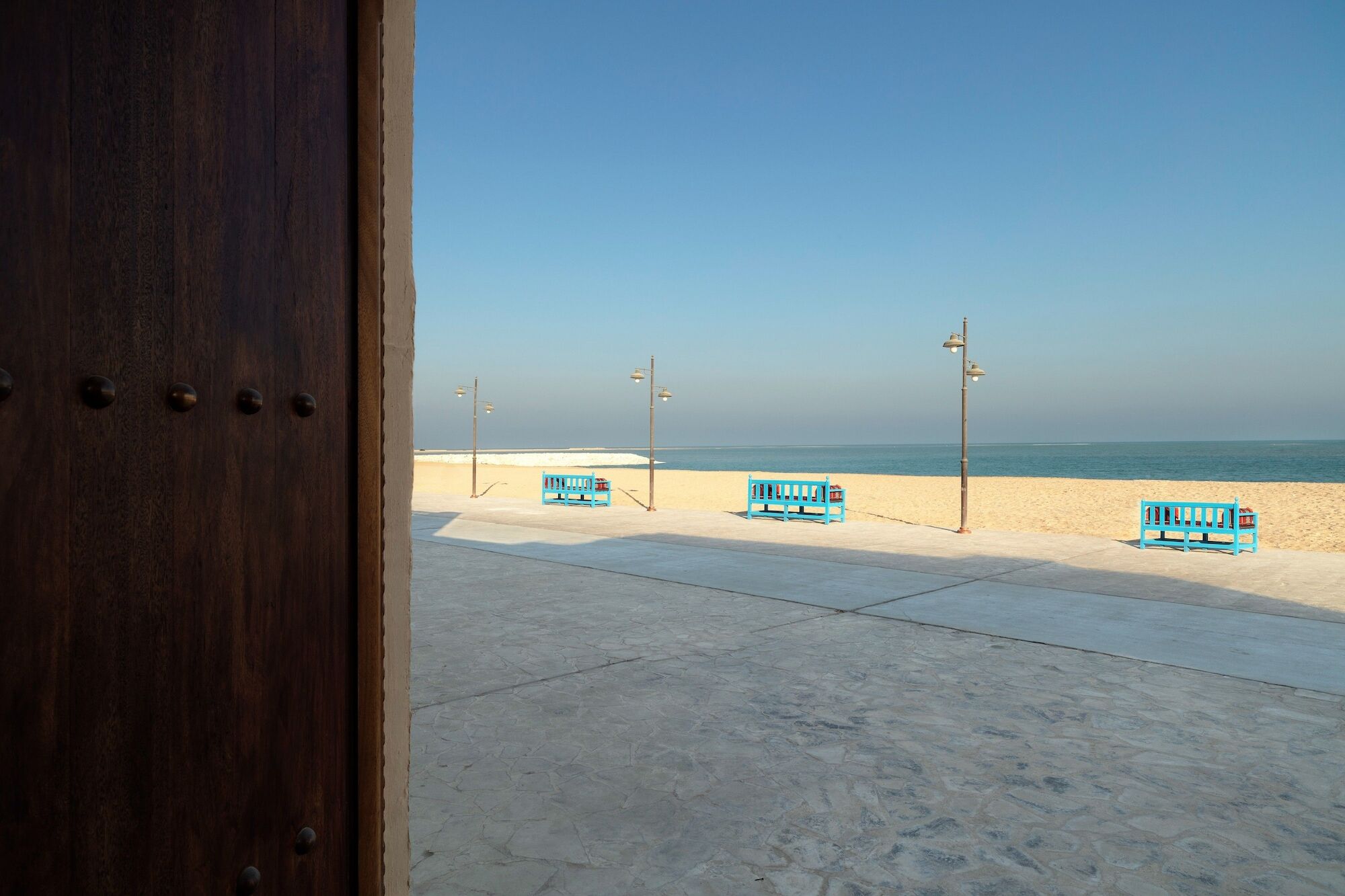 Souq Al Wakra Hotel Qatar By Tivoli Al Wakrah Bagian luar foto View of the beach from the train